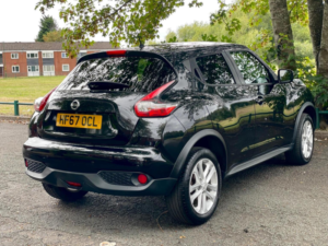 2017 Nissan Juke 1.6 Acenta Xtron Euro 6 5dr in Black — image 6