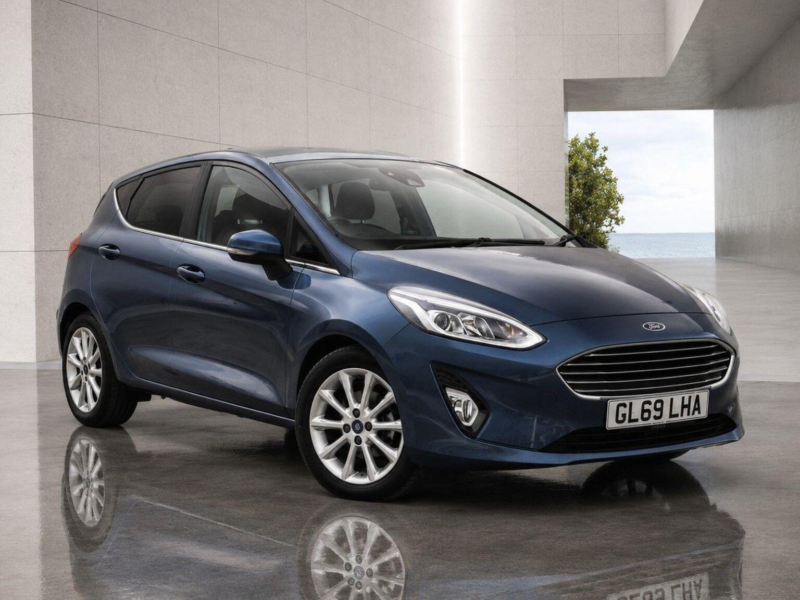 2019 Ford Fiesta 1.0t Ecoboost Titanium Euro 6 (s/s) 5dr in Blue — image 1