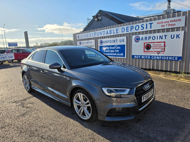 2019 Audi A3 1.0 Tfsi 30 S Line Euro 6 (s/s) 4dr in Grey — image 1