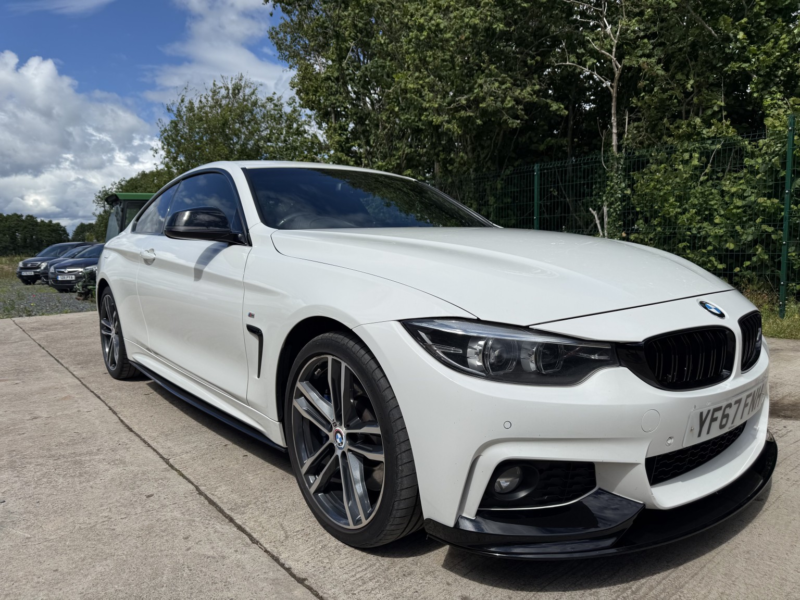 2018 BMW 4 Series 3.0 430d Xdrive M Sport Coupe in White — image 1