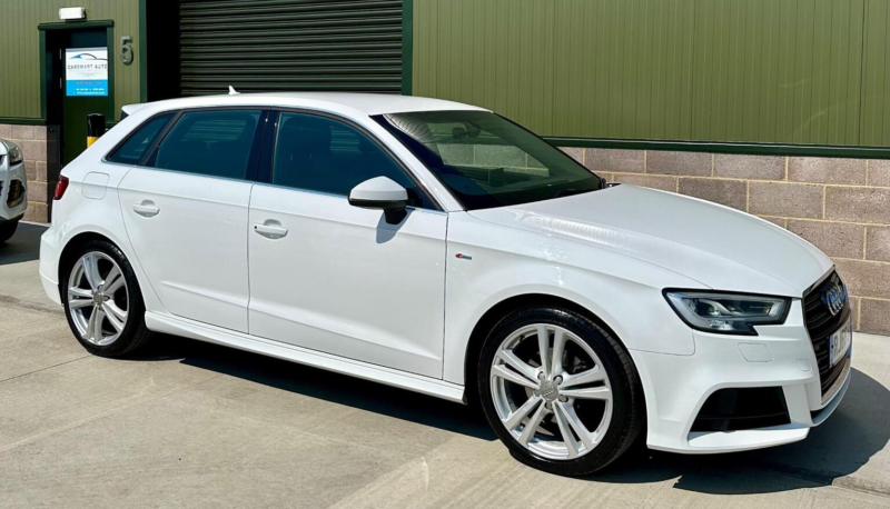 2016 Audi A3 1.4 Tfsi Cod S Line Sportback Euro 6 (s/s) 5dr in White — image 1