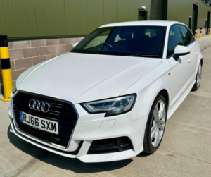 2016 Audi A3 1.4 Tfsi Cod S Line Sportback Euro 6 (s/s) 5dr in White — image 3