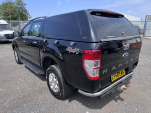 2016 Ford Ranger 2.2 Tdci Xlt. 4x4 Double Cab Pickup. Only 73300 Miles. Ac. Dab. in Black — image 3