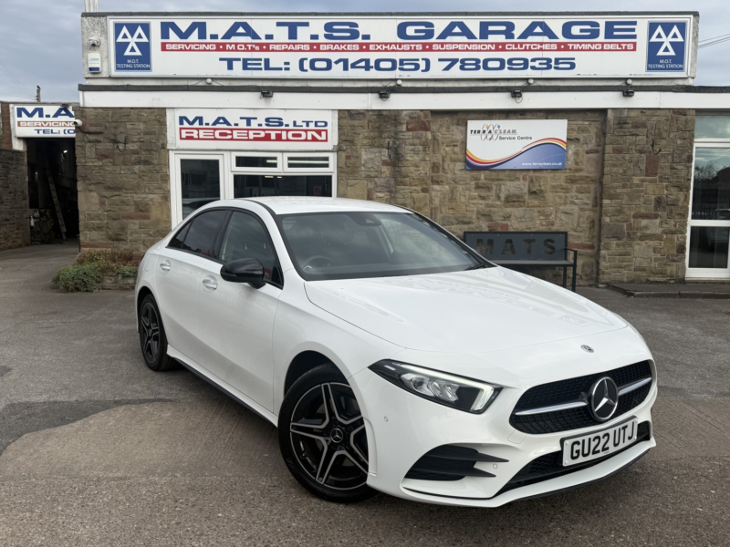 2022 Mercedes-Benz A Class 1.3 A250e 15.6kwh Amg Line Edition in White — image 1