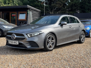 2018 Mercedes-Benz A Class 1.5 A180d Amg Line (premium) 7g-Dct Euro 6 (s/s) 5dr in Grey — image 4