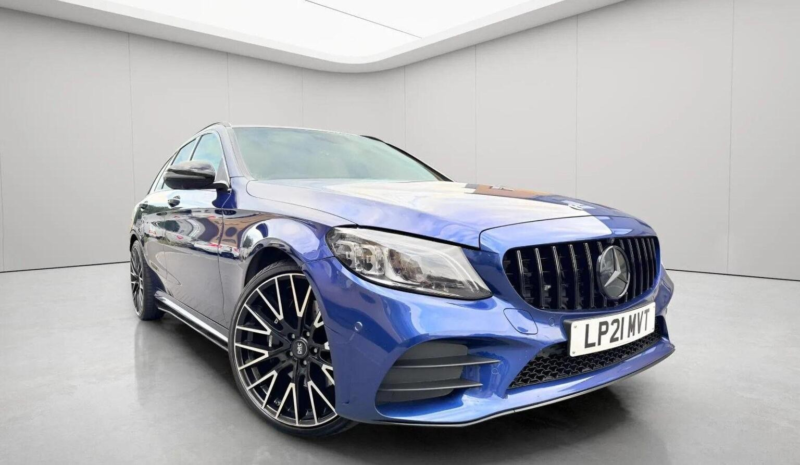 2021 Mercedes-Benz C Class 2.0 C300de 13.5kwh Amg Line Night Edition (premium Plus) G-Tronic+ Euro 6 (s/s) 5dr in Blue — image 1