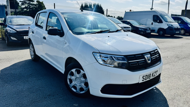 2018 Dacia Sandero 1.0 Ambiance Sce 75 in White — image 1