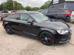 2015 Audi A3 2.0 Tdi Sport Saloon 4dr Diesel S Tronic Euro 6 (s/s) (150 Ps) in Black — image 3