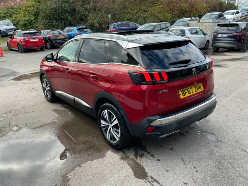 2017 Peugeot 3008 1.6 Bluehdi Gt Line SUV 5dr Diesel Manual Euro 6 (s/s) (120 Ps) in Red — image 1