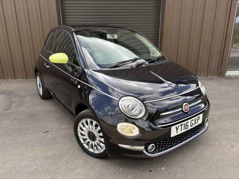 2016 Fiat 500 1.2 500 My17 1.2 69hp Lounge in Black — image 1