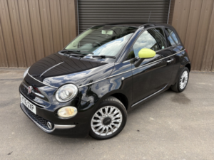 2016 Fiat 500 1.2 500 My17 1.2 69hp Lounge in Black — image 2