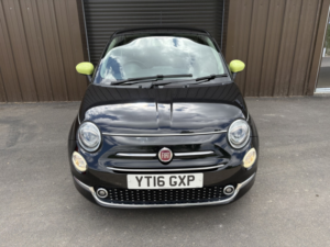 2016 Fiat 500 1.2 500 My17 1.2 69hp Lounge in Black — image 3