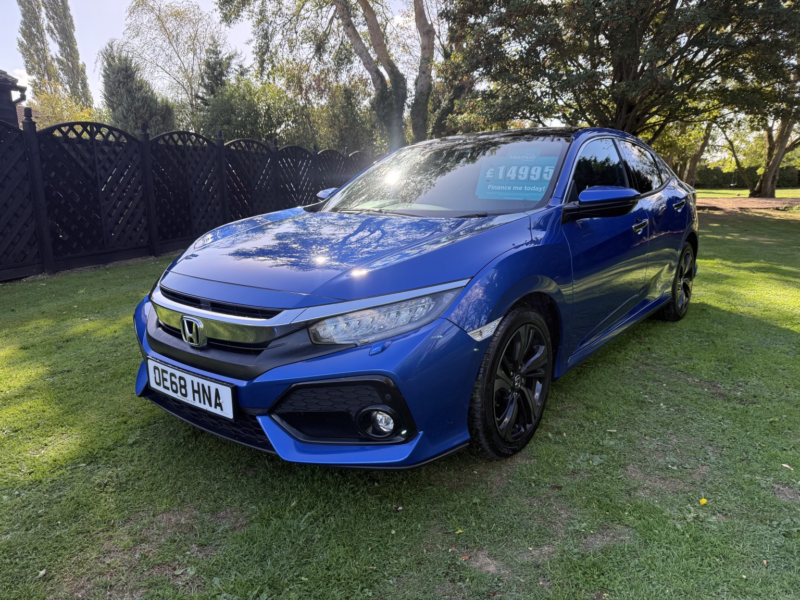2018 Honda Civic 1.5 Vtec Turbo Gpf Prestige in Blue — image 1
