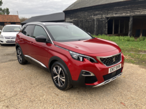 2017 Peugeot 3008 1.6 Bluehdi Gt Line Automatic in Red — image 2