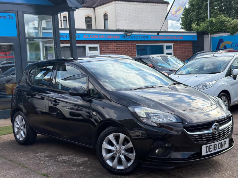 2018 Vauxhall Corsa 1.4i Ecotec Energy Euro 6 5dr (a/c) in Black — image 1