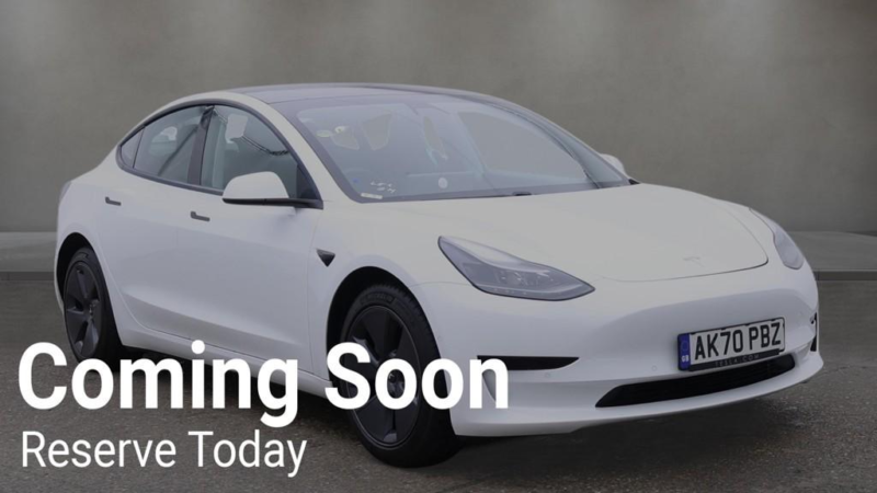 2020 Tesla Model 3 Standard Range Plus in White — image 1