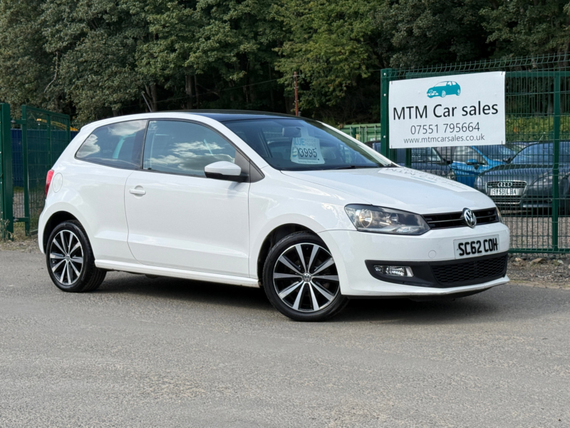 2013 Volkswagen Polo 1.2 Match Hatchback 3dr Petrol Manual Euro 5 (60 Ps) in White — image 1