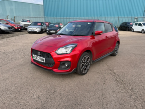 2022 Suzuki Swift 1.4 Boosterjet Mhev Sport Hatchback 5dr Petrol Hybrid Manual Euro 6 (s/s) (129 Ps) in Red — image 3