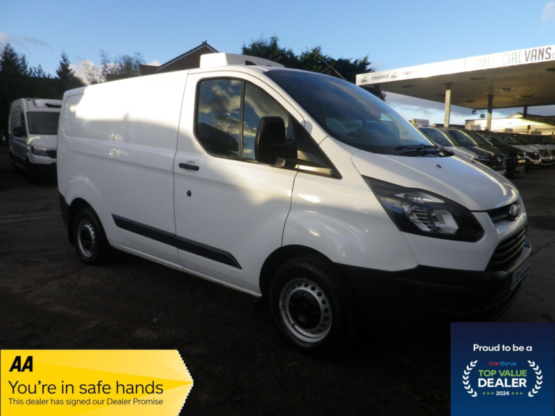 2016 Ford Transit Custom 2.2 Tdci 270 Econetic Fridge Van in White — image 1