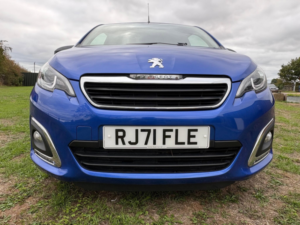 2022 Peugeot 108 1.0 Allure Hatchback 5dr Petrol Manual Euro 6 (s/s) (72 Ps) in Blue — image 5