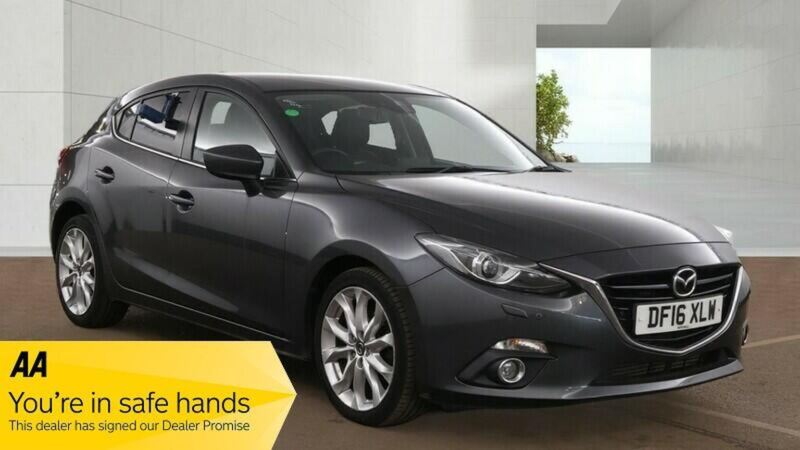2016 Mazda Mazda3 2.2 Skyactiv-D Sport Nav Euro 6 (s/s) 5dr in Grey — image 1