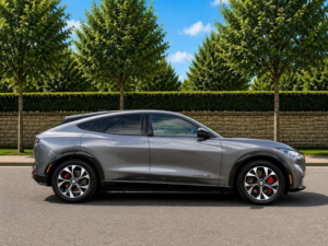 2021 Ford Mustang Mach-E Extended Range 91kwh AWD 5dr in Grey — image 4