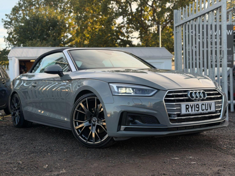 2019 Audi A5 Cabriolet 2.0 Tfsi 40 Vorsprung S Tronic Euro 6 (s/s) 2dr in Grey — image 1