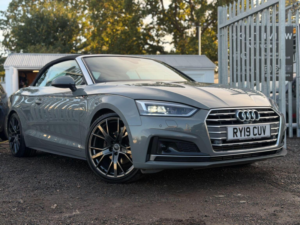 2019 Audi A5 Cabriolet 2.0 Tfsi 40 Vorsprung S Tronic Euro 6 (s/s) 2dr in Grey — image 2