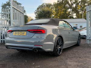 2019 Audi A5 Cabriolet 2.0 Tfsi 40 Vorsprung S Tronic Euro 6 (s/s) 2dr in Grey — image 6