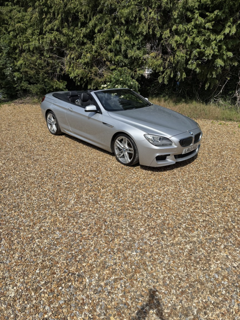 2013 BMW 6 Series 3.0 640d M Sport Convertible in Silver — image 1