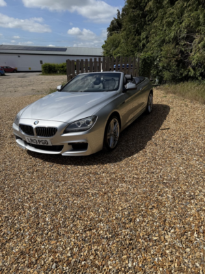 2013 BMW 6 Series 3.0 640d M Sport Convertible in Silver — image 2