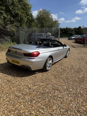 2013 BMW 6 Series 3.0 640d M Sport Convertible in Silver — image 3