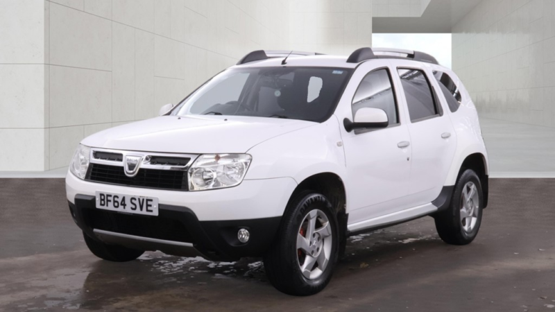 2014 Dacia Duster 1.5 Laureate Dci 110 Diesel White 5dr Leather+satnav+8 Stamps in White — image 1