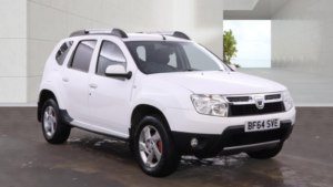 2014 Dacia Duster 1.5 Laureate Dci 110 Diesel White 5dr Leather+satnav+8 Stamps in White — image 3