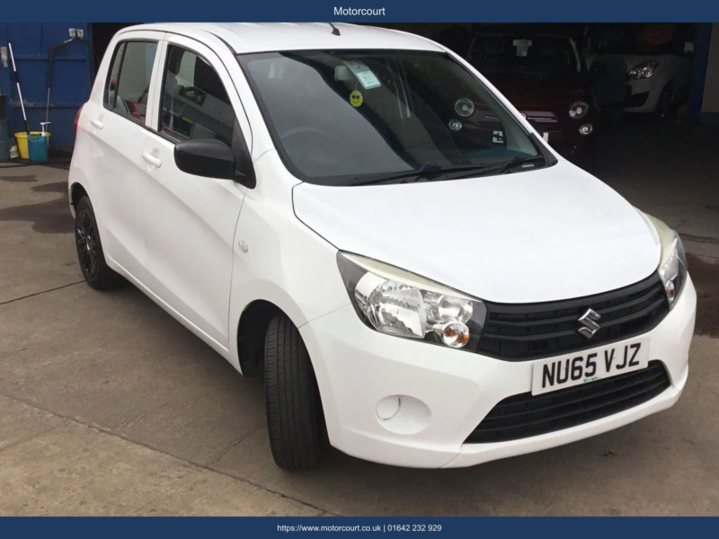 2015 Suzuki Celerio 1.0 Sz2 Hatchback 5dr Petrol Manual Euro 6 (68 Ps) in White — image 1