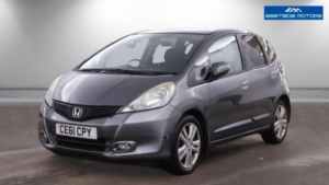 2011 Honda Jazz 1.4 I-Vtec Ex CVT Euro 5 5dr in Grey — image 3