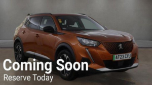 2023 Peugeot E-2008 50kwh Allure Premium + Auto 5dr (7kw Charger) in Orange — image 4