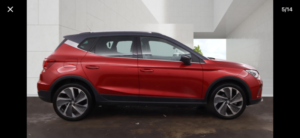2022 SEAT Arona 1.0 Tsi Fr Sport in Red — image 5
