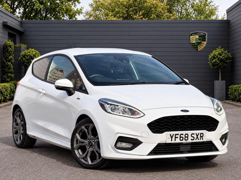 2018 Ford Fiesta 1.0t Ecoboost St-Line X Auto Euro 6 (s/s) 3dr in White — image 1