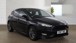 2017 Ford Focus 1.0 T Ecoboost St-Line Black 5dr 9 Stamps+satnav in Black — image 3