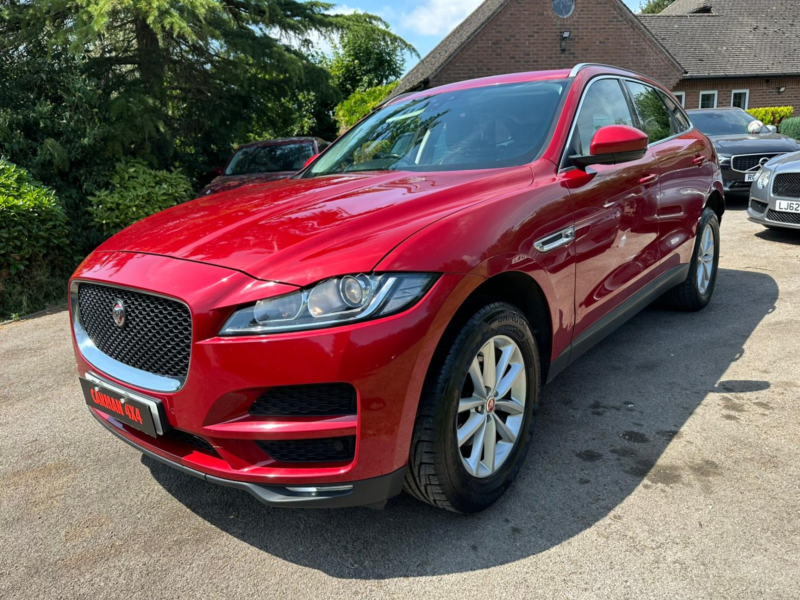 2018 Jaguar F-Pace 2.0 D165 Prestige in Red — image 1