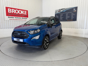 2019 Ford Ecosport 1.0t Ecoboost St-Line Euro 6 (s/s) 5dr in Blue — image 3
