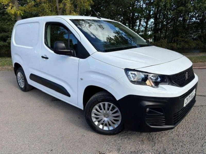 2021 Peugeot Partner 1.5 Bluehdi 650 Professional Premium Standard Panel Van Swb Euro 6 5dr in White — image 1