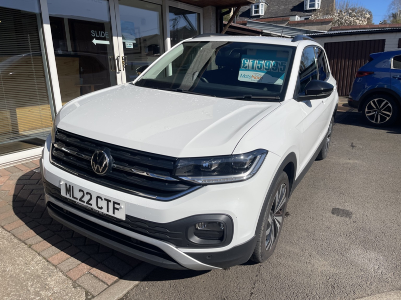 2022 Volkswagen T-Cross 1.0 Tsi Black Edition in White — image 1