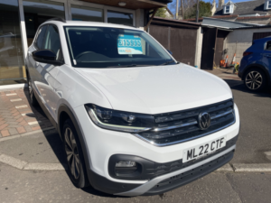 2022 Volkswagen T-Cross 1.0 Tsi Black Edition in White — image 4
