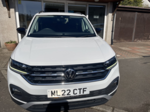 2022 Volkswagen T-Cross 1.0 Tsi Black Edition in White — image 5