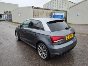 2018 Audi A1 1.4 Tfsi Black Edition Sportback Euro 6 (s/s) 5dr (nav) in Grey — image 4
