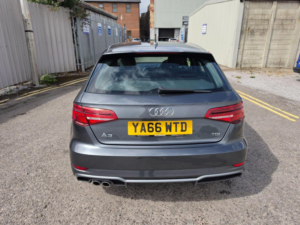 2017 Audi A3 2.0 Tdi S Line Sportback Euro 6 (s/s) 5dr in Grey — image 5