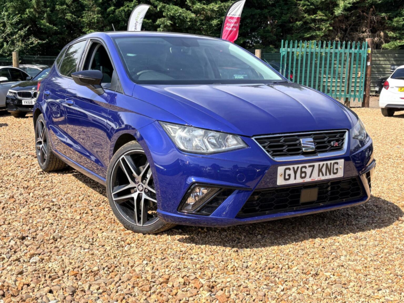 2017 SEAT Ibiza 1.0 Tsi Fr Euro 6 (s/s) 5dr in Blue — image 1