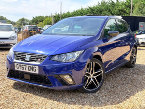 2017 SEAT Ibiza 1.0 Tsi Fr Euro 6 (s/s) 5dr in Blue — image 4